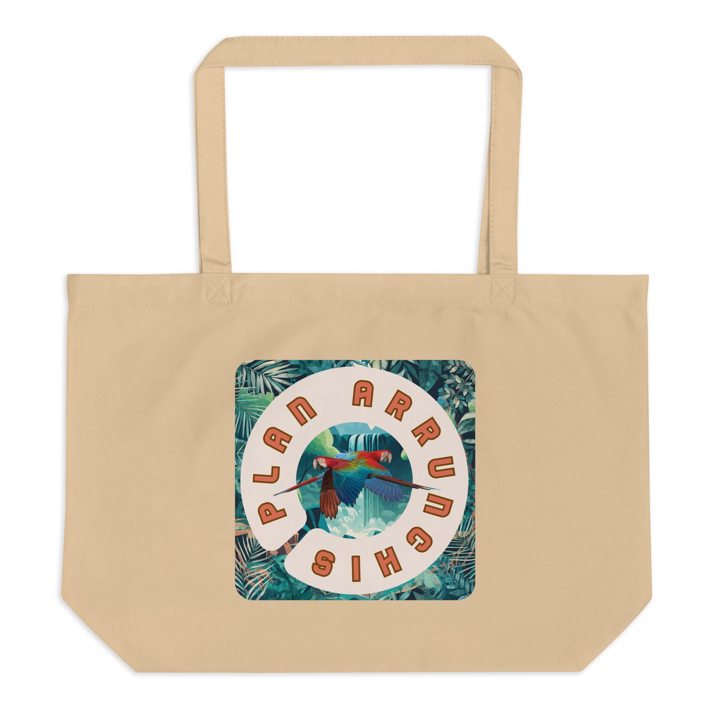 Large Organic Tote Bag (D) - Of A Feather