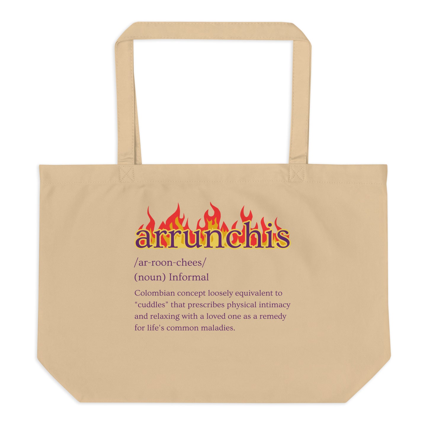 Large Organic Tote Bag (D) - Of A Feather