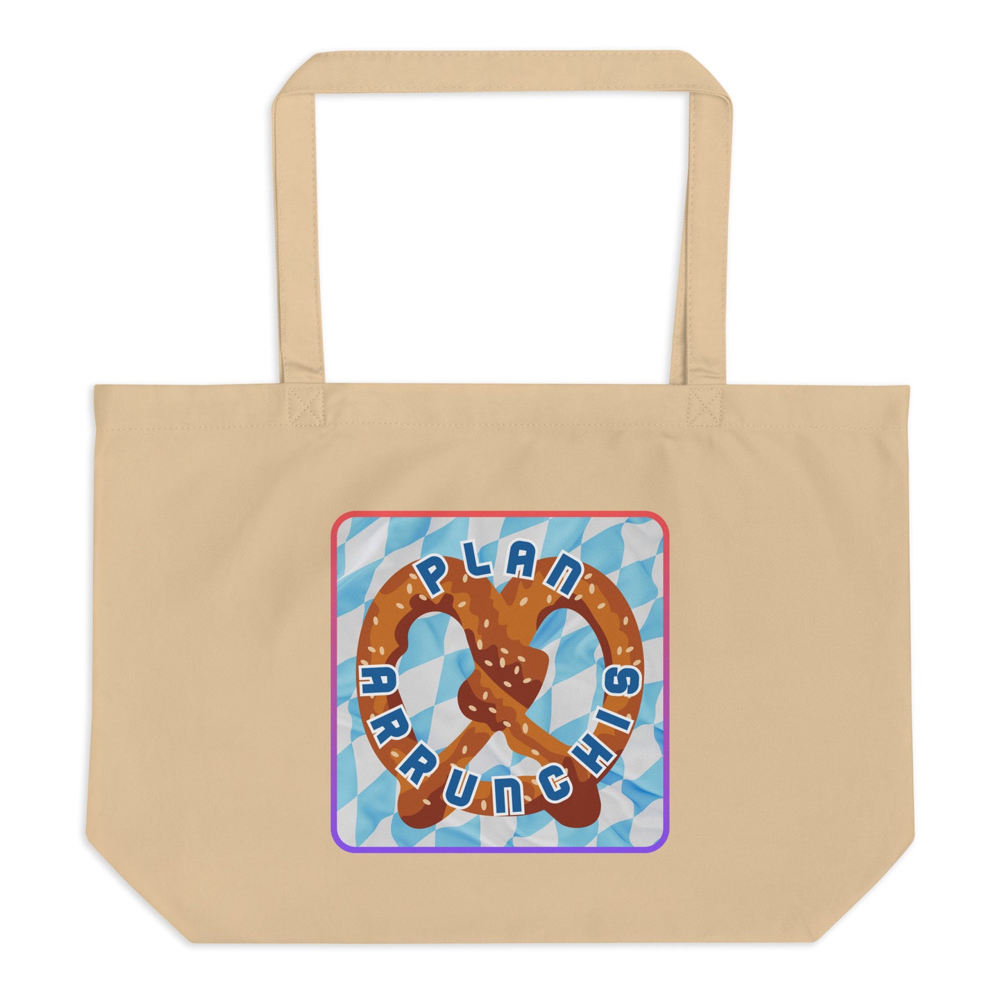 Large Organic Tote Bag (D) - Oktoberfest