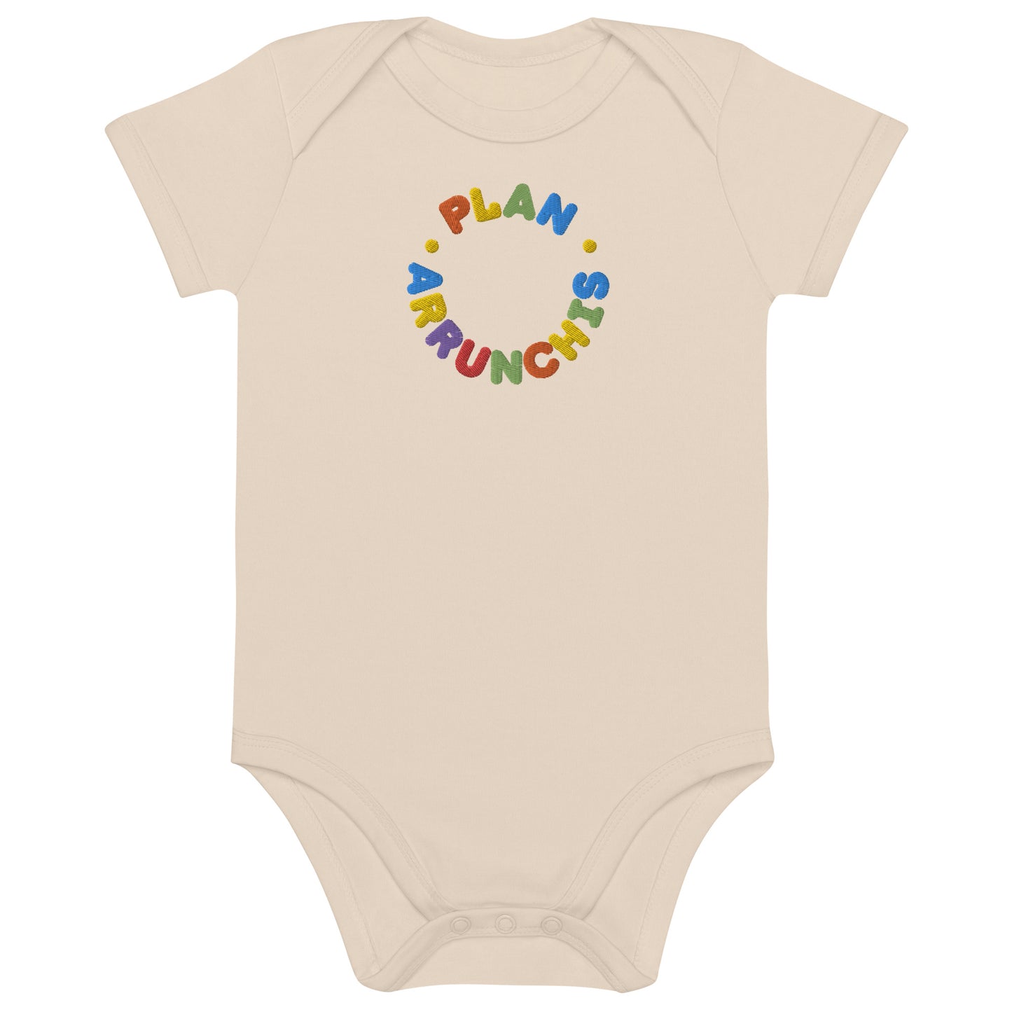 Embroidered Organic Cotton Onesie - Barbieland