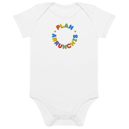 Embroidered Organic Cotton Onesie - Barbieland